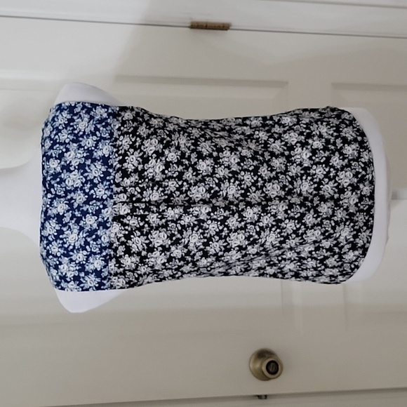 Skies are Blue Size XSP Black Blue Sleeveless Blouse, Exc. Used Condition - Picture 4 of 11